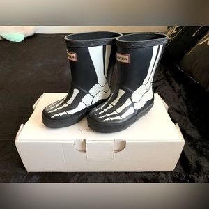 Toddler Skeleton Hunter Rain Boots - Size 5